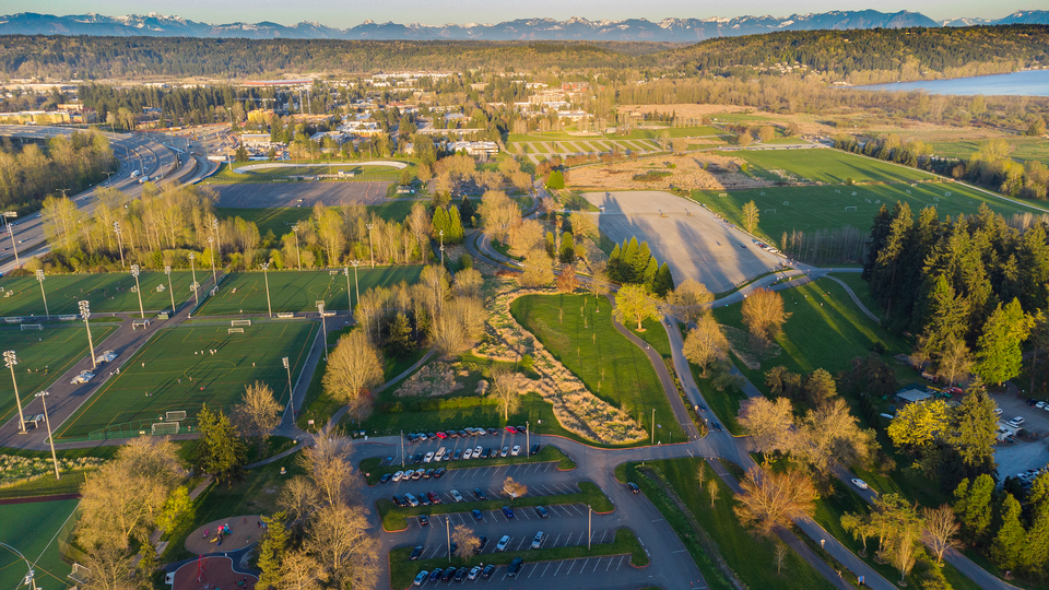 Marymoor Park Aerial Shot
