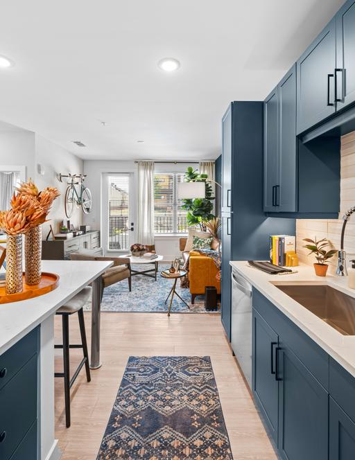 Spectra Apartments model kitchen